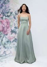 Bridesmaids Dress: Morilee Bridesmaids Collection: 3030017 - Soft Scoop Corset Back Satin A-Line Bridesmaid Dress