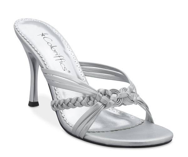 Halo - stylish silver heels