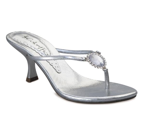 Jewel - stylish silver heels