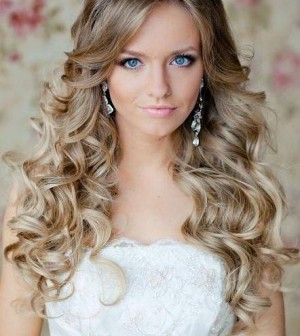 Image for wedding hairstyle loose curls