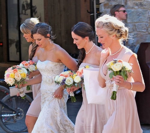The Best Bridesmaid Dresses for Your Body Type  Dresses for broad shoulders,  Necklines for dresses, Womens prom dresses