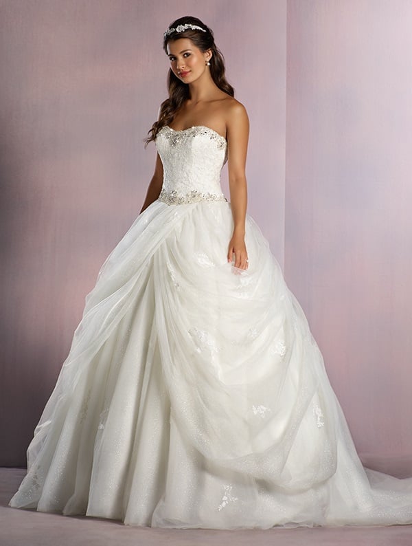  Wedding Dress - DISNEY ALFRED ANGELO COLLECTION - 254 BELLE 