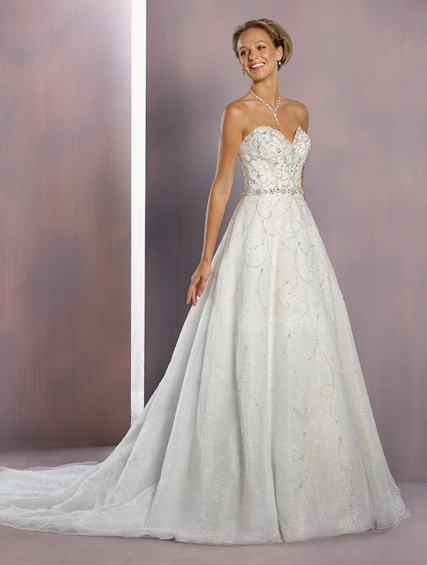 Wedding Dress DISNEY ALFRED ANGELO COLLECTION 262 CINDERELLA AlfredAngeloDisney Bridal Gown