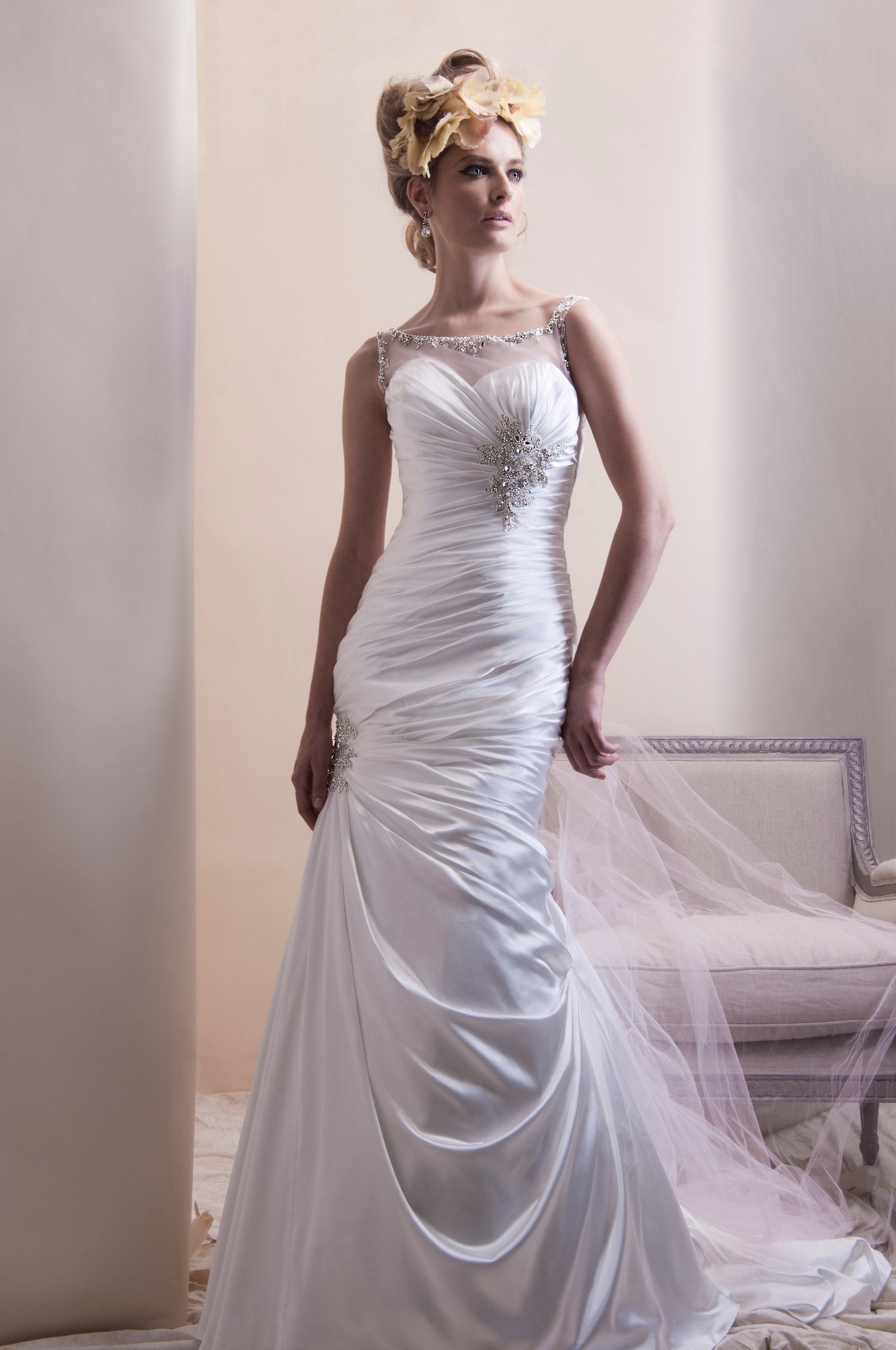 Wedding Dress - Alfred Sung SPRING 2013 BRIDAL - 6908 - Charmeuse ...