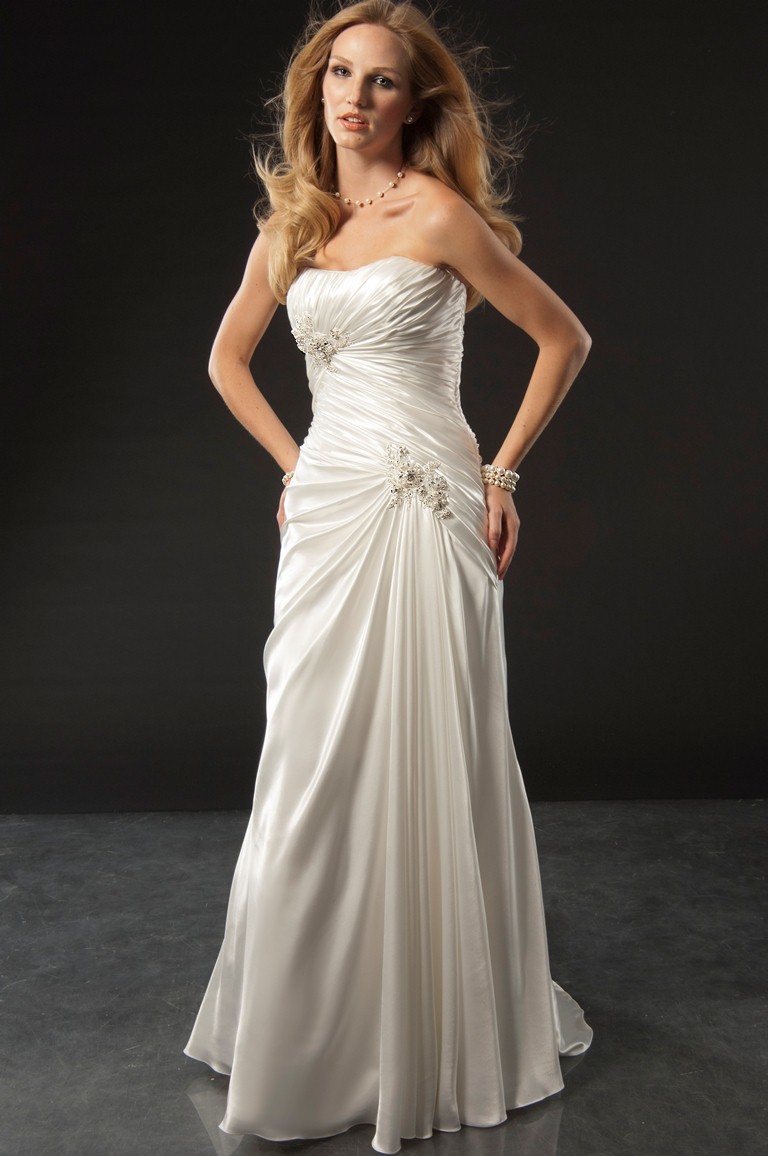 Wedding Dress - JAI Style 9155 - Asymetrical Satin (Milan) | Jai Bridal ...