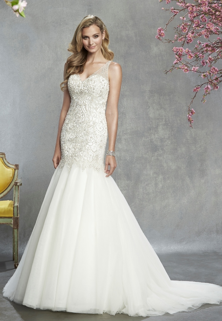 Wedding Dress - Madison SPRING 2015 - Style 1401 - BEADED BODICE ON A