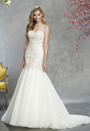 Wedding Dress - Madison SPRING 2015 - Style 1401 - BEADED BODICE ON A TULLE SKIRT | Madison Bridal Gown