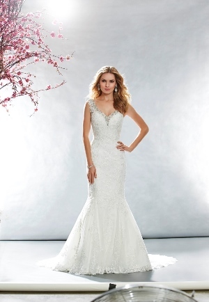 Wedding Dress - Madison - Style 4703 - LACE, ZIPPER BACK | Madison Bridal Gown