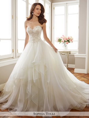 Wedding Dress - Sophia Tolli SPRING 2017 Collection - Y11716 Tropez | SophiaTolliByMonCheri Bridal Gown