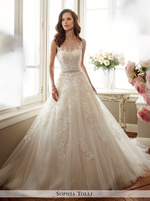 Wedding Dress - Sophia Tolli SPRING 2017 Collection - Y11719 Monte | SophiaTolliByMonCheri Bridal Gown