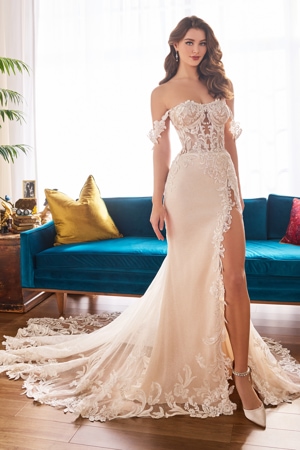 Wedding Dress - Martin Thornburg Bridal Collection: MT5103 - Cache | MartinThornburg Bridal Gown