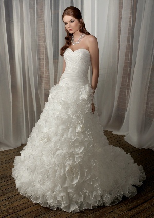 Wedding Dress - Mori Lee Blue FALL 2011 Collection: 4866 - Floral ...