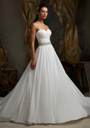 Wedding Dress - Mori Lee Blue SPRING 2013 Collection: 5112 - Delicate Chiffon | MoriLee Bridal Gown