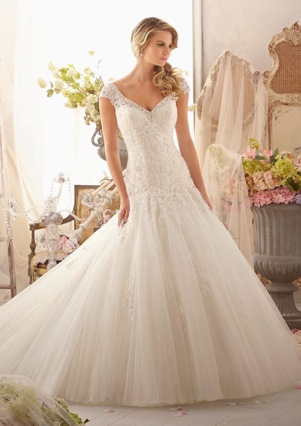 Wedding Dress - Mori Lee Bridal SPRING 2014 Collection: 2619 - Alençon ...