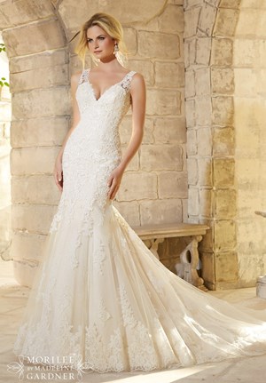 Wedding Dress - Mori Lee Bridal FALL 2015 Collection: 2773 - Lace and ...