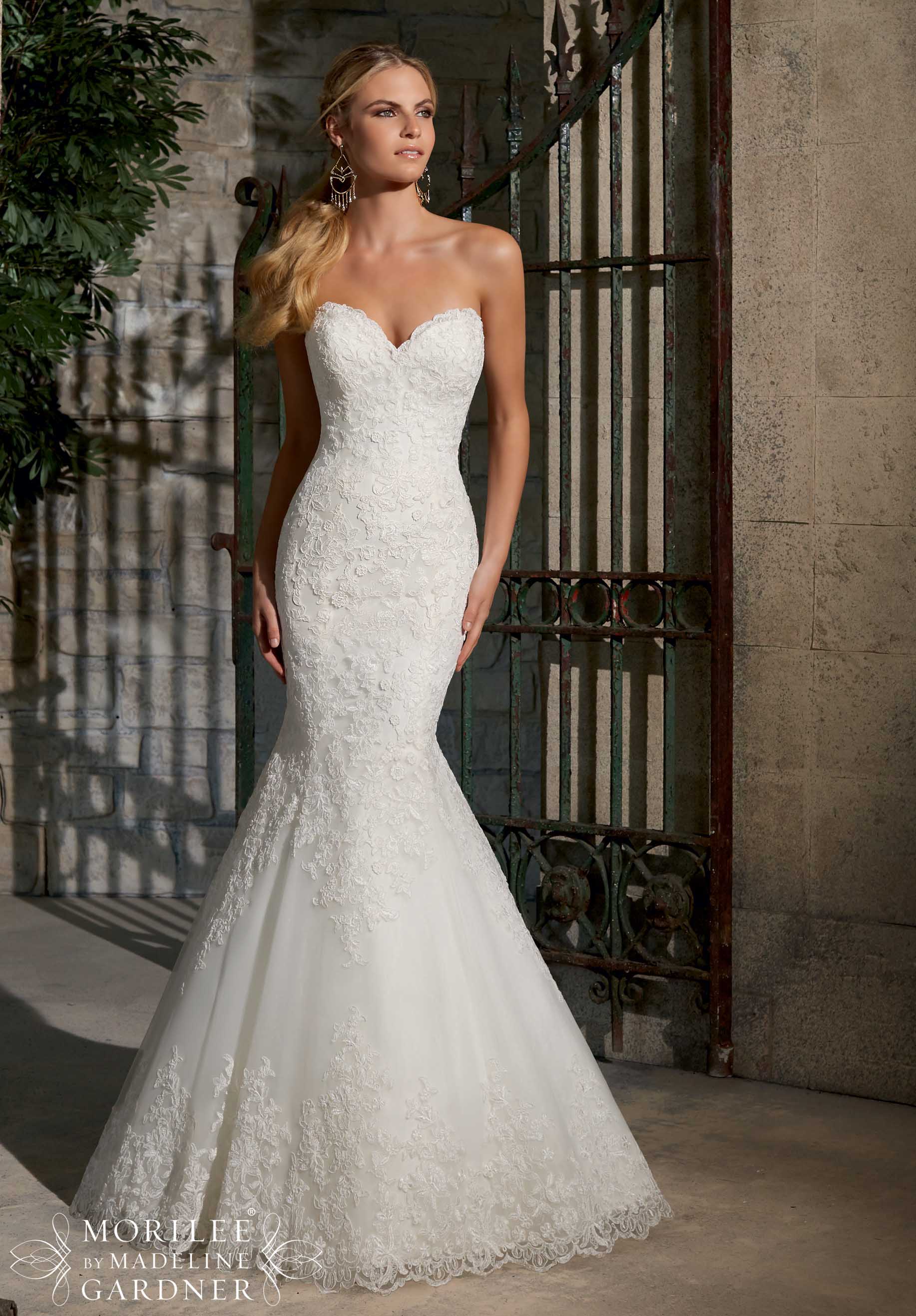Wedding Dress Mori Lee Bridal Spring 2015 Collection 2713 Elegant