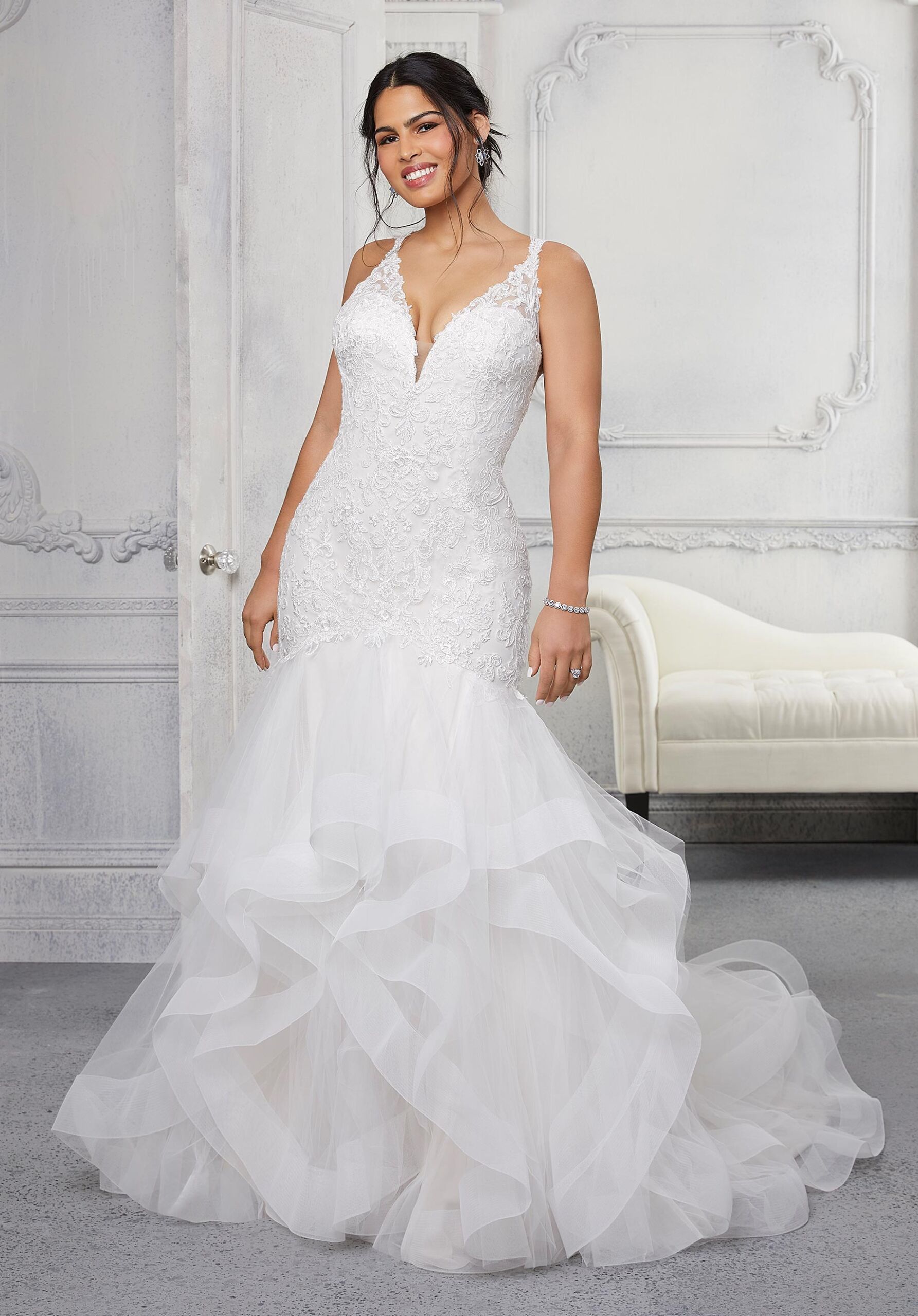 Wedding Dress Mori Lee Julietta Fall 2021 Collection 3322 Carmela Wedding Dress PlusSize