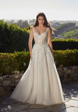 Wedding Dress - Mori Lee Blu Collection: 4469 - Romana Wedding Dress | MoriLee Bridal Gown