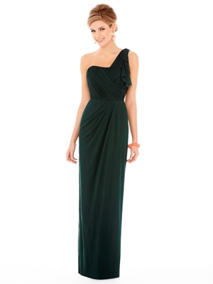 Bridesmaid Dress - Alfred Sung Bridesmaids FALL 2015 - D704 - fabric: Chiffon knit | AlfredSung Bridesmaids Gown