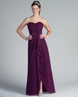 Bridesmaids Dress: Tutto Bene Collection: 2207 - Shown in Eggplant chiffon
