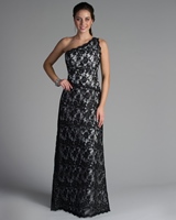 Bridesmaids Dress: Tutto Bene Collection: 2211 - Shown in Black/Ivory lace