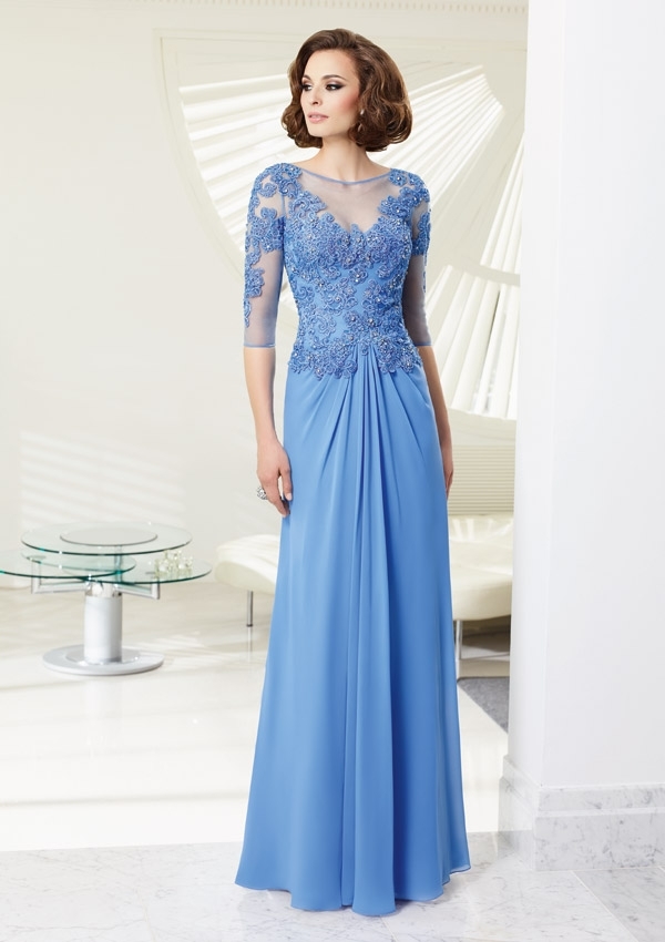 Periwinkle Mother Of The Bride Dress 9