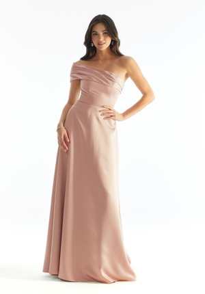 Bridesmaid Dress - Morilee Bridesmaids Collection: 31237 - Cuffed One Shoulder Satin Bridesmaid Dress | MoriLee Bridesmaids Gown